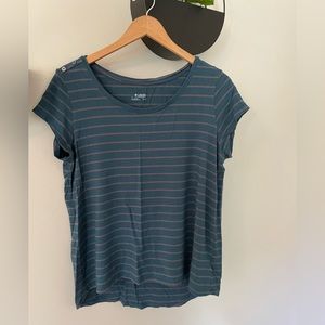 Columbia Striped Green/Brown Shirt